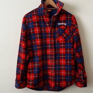 Thirtytwo Polar Men’s  Button Up Long Sleeve Fleece Jacket